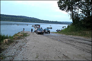 boat ramp at mile 664.5 on the Ohio River