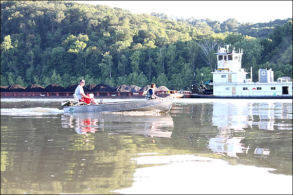 boating on the Ohio River