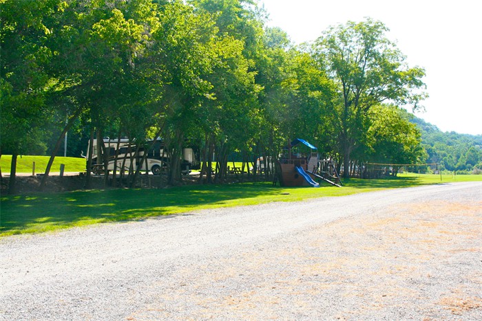 We added a pirate ship children's play area in 2014.